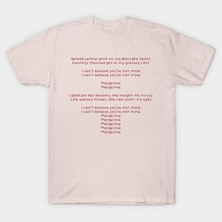 Sadgasm Margerine Lyrics T-Shirt